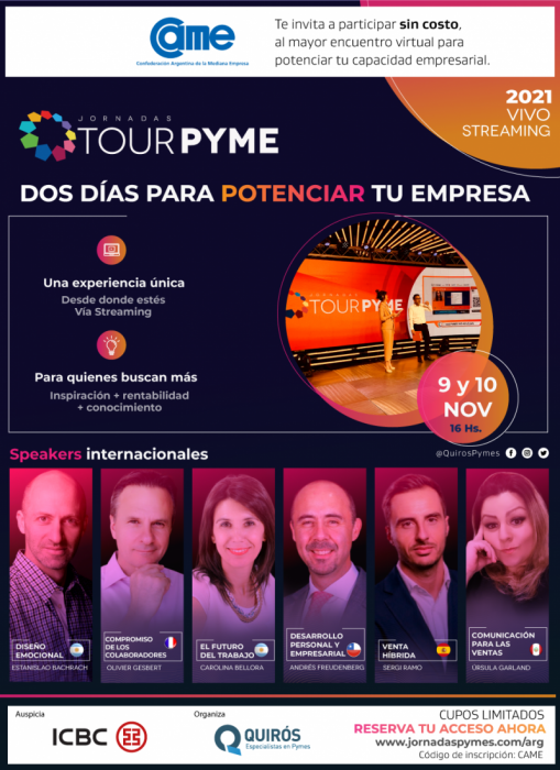 Se vienen las Jornadas Tour Pyme