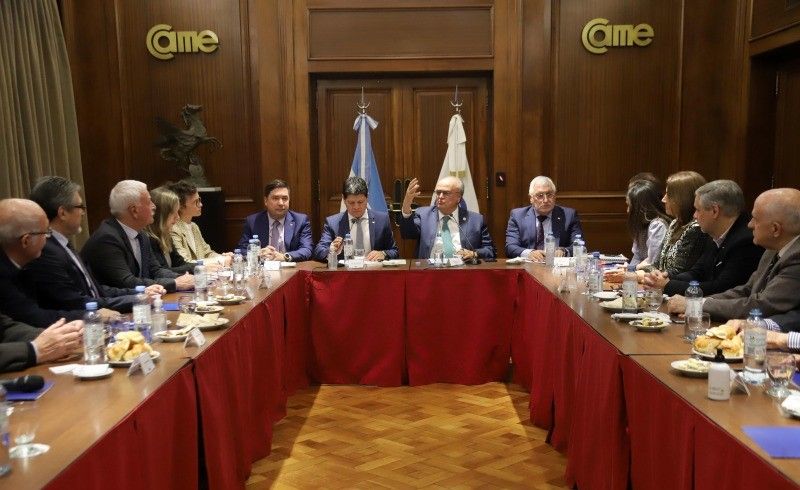 CAME le manifiesta a De Mendiguren la necesidad de regularizar la importación de insumos para la producción
