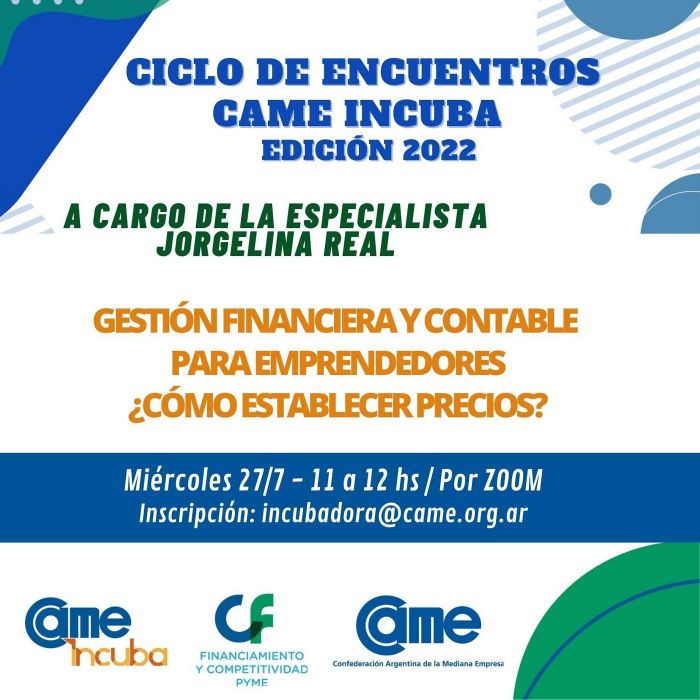 Taller “Gestión Financiera y Contable para emprendedores: ¿Cómo establecer precios?”