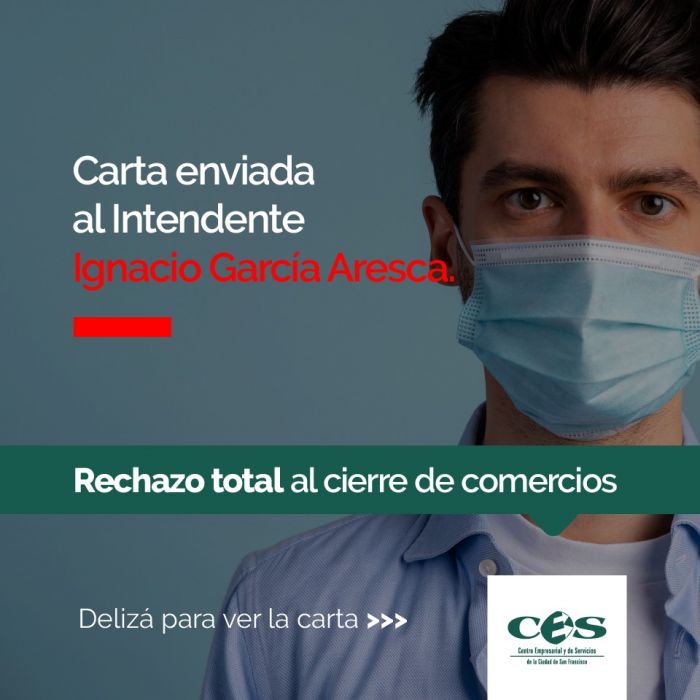 El Centro Empresarial rechaza el cierre total de Comercios.