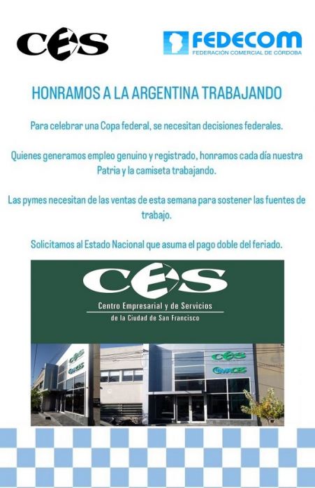 Posición del CES frente al Feriado Nacional decretado por el Gobierno Nacional
