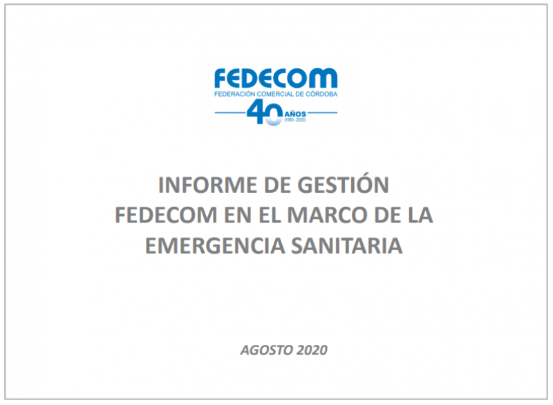 Informe de gestiones de Fedecom y repercusiones en los medios.
