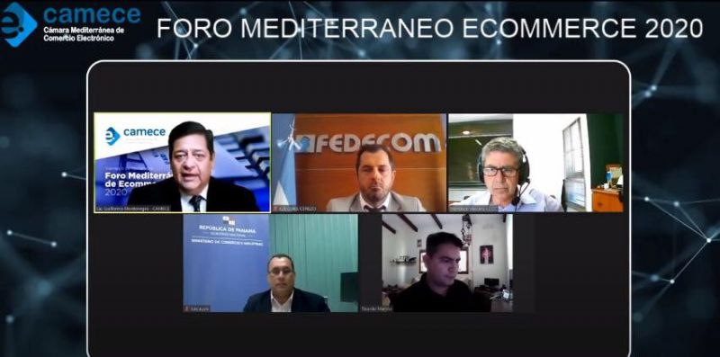 FEDECOM - Ezequiel Cerezo se refirió a los desafíos del Comercio Electrónico en el Foro Mediterráneo de Ecommerce 2020.