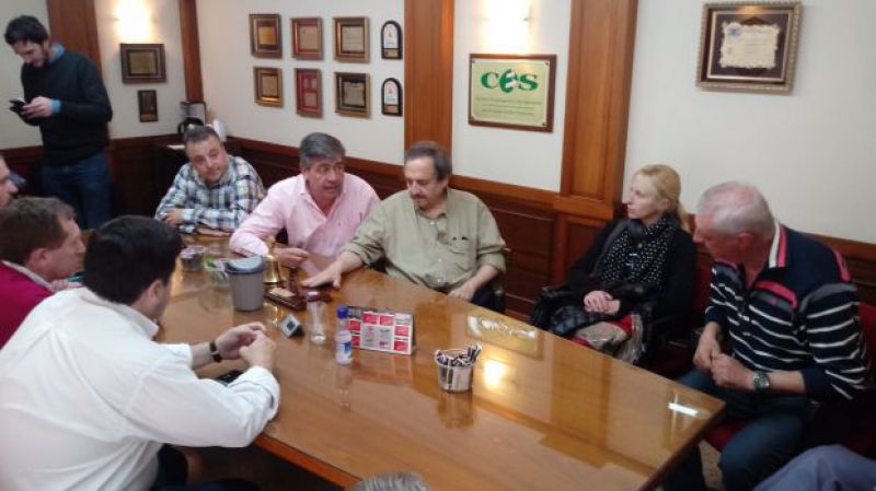 Reunión en el CES con Diputado Nacional Ricardo Alfonsín.