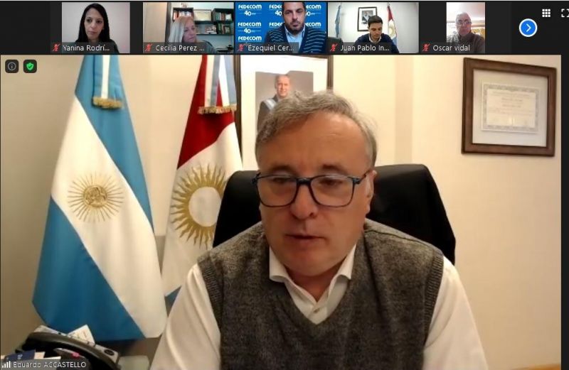 La nueva Comisión Directiva de Fedecom se reunió con el ministro Accastello y reiteró el pedido de previsibilidad para el sector